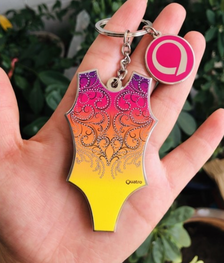 Lantern Mini Leotard Keyring