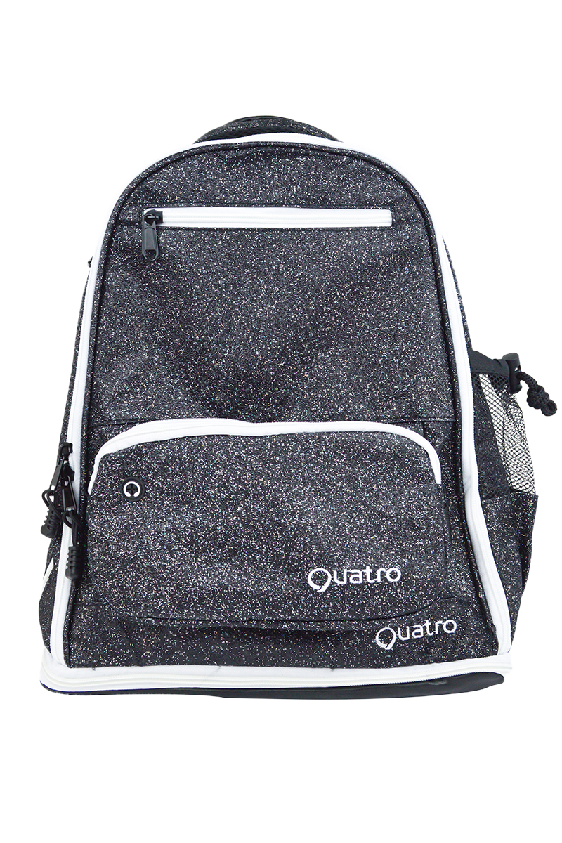 Black Glitter Backpack