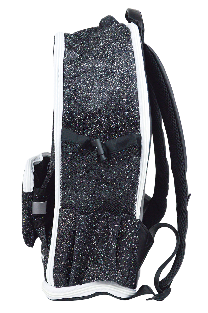 Black Glitter Backpack