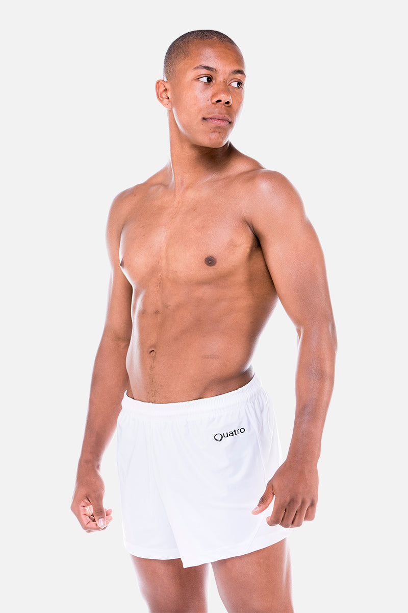 Mens White Shorts – Quatro Apparel Inc