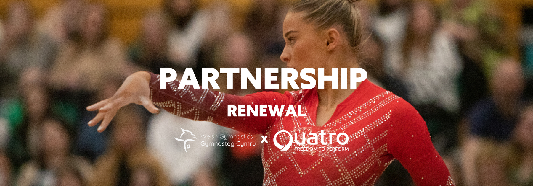 Quatro Gymnastics announces new sponsorship partnership with Welsh Gymnastics in record-breaking deal