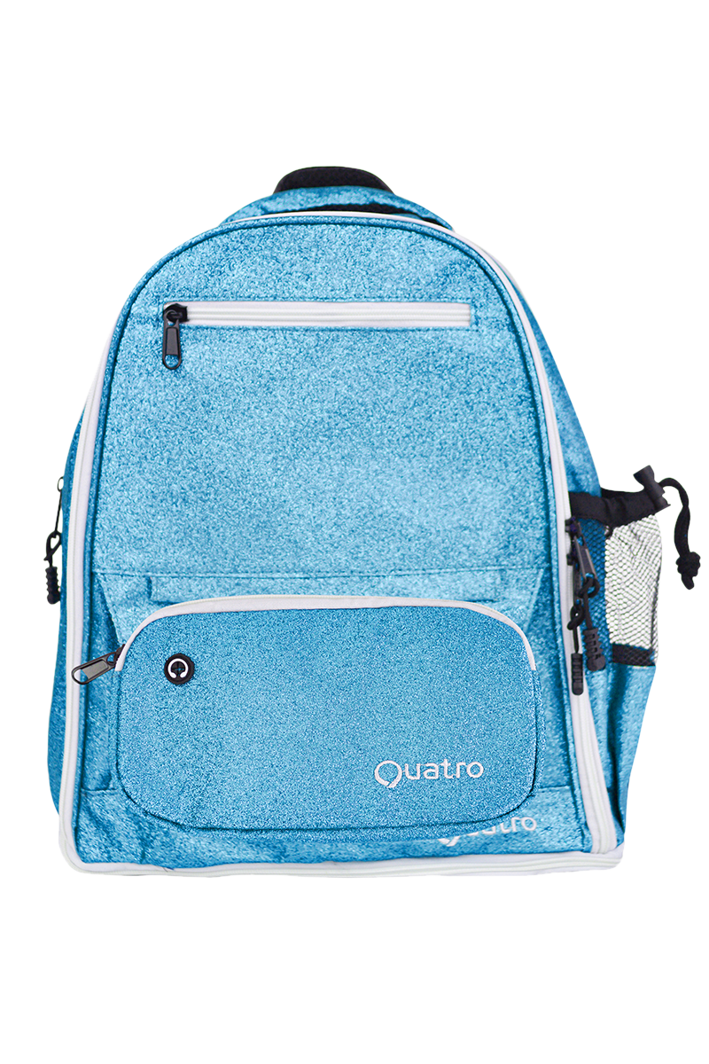 Blue Glitter Backpack
