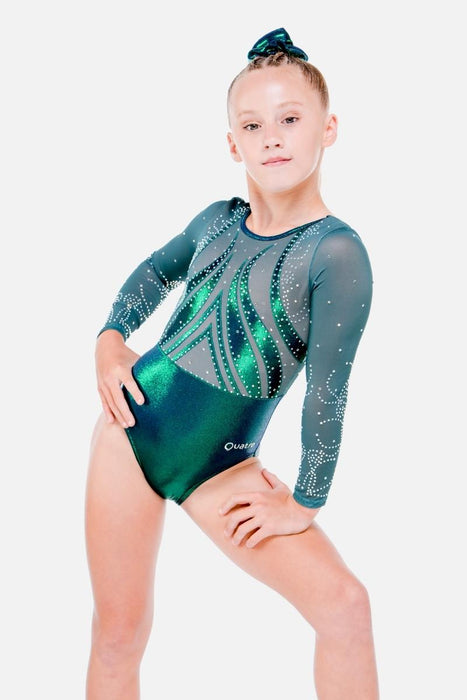 Magnifique Navy Kelly Green Long Sleeve