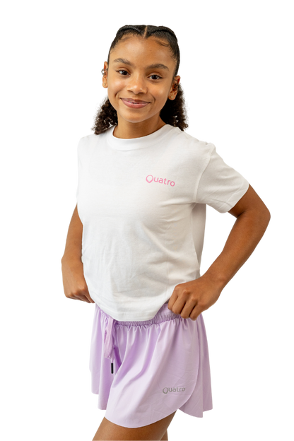 Purple Butterfly Shorts