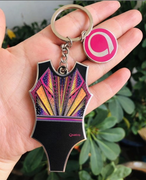 Achieve Mini Leotard Keyring