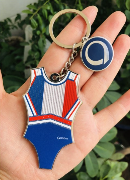 France Mini Leotard Keyring