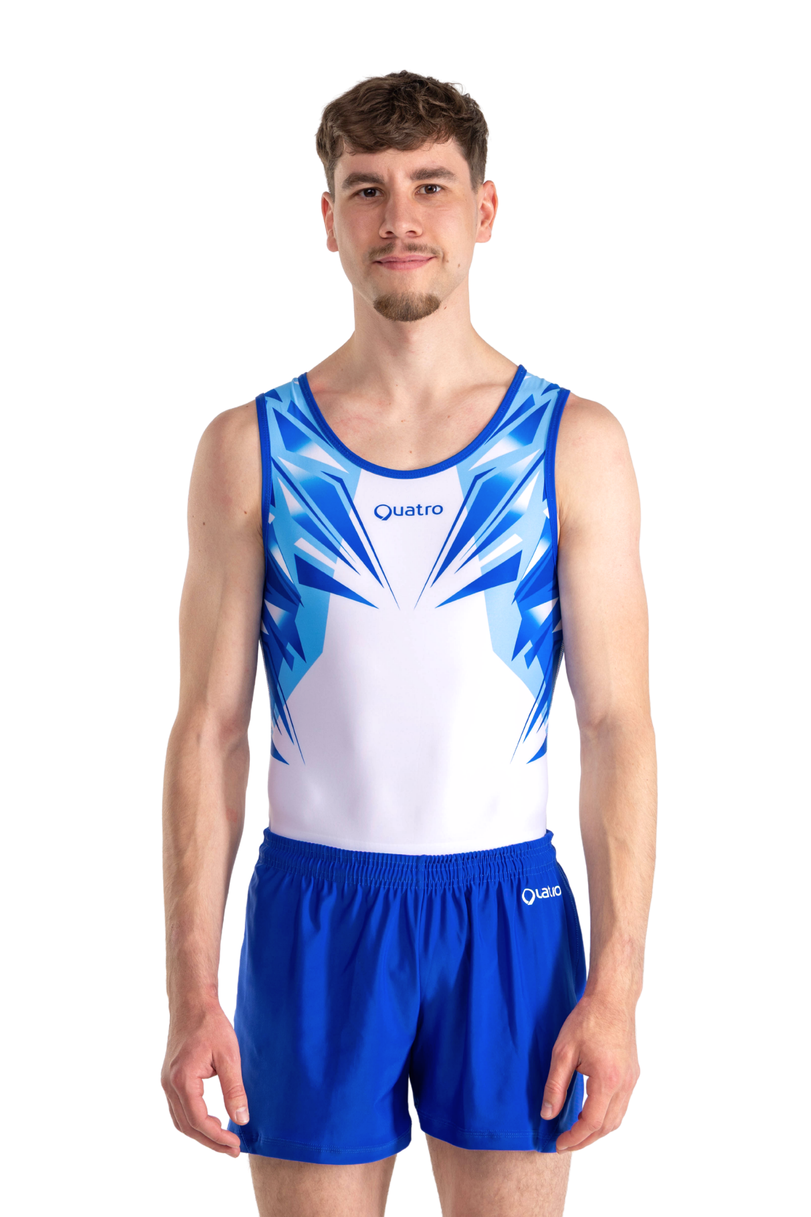 Qutator Velocity Men's Gymnastics Leotard | Quatro Gymnastics – Quatro Apparel Inc