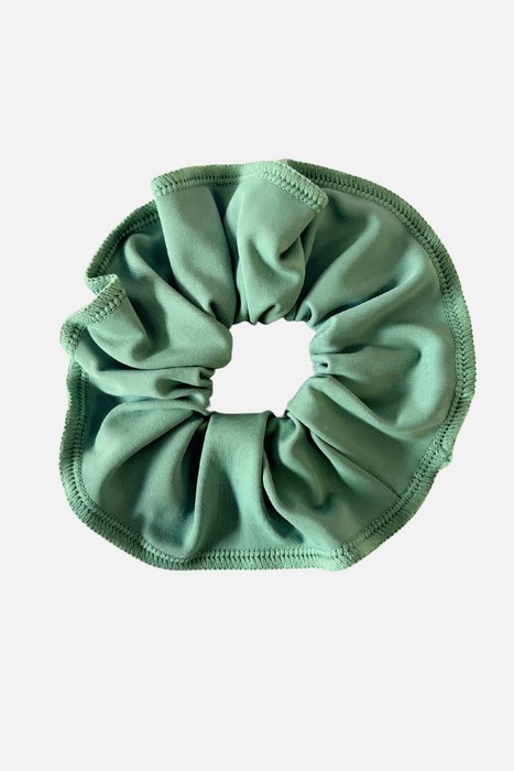 Sage Green Lycra Scrunchie