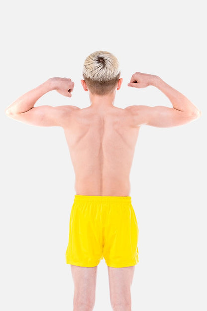 Mens Yellow Shorts