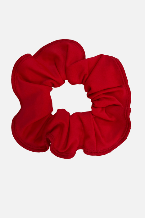 Red Lycra Scrunchie