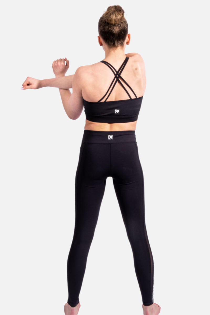 Energy Black High Waist Leggings