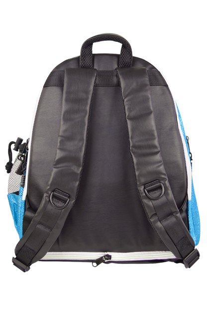 Blue Glitter Backpack